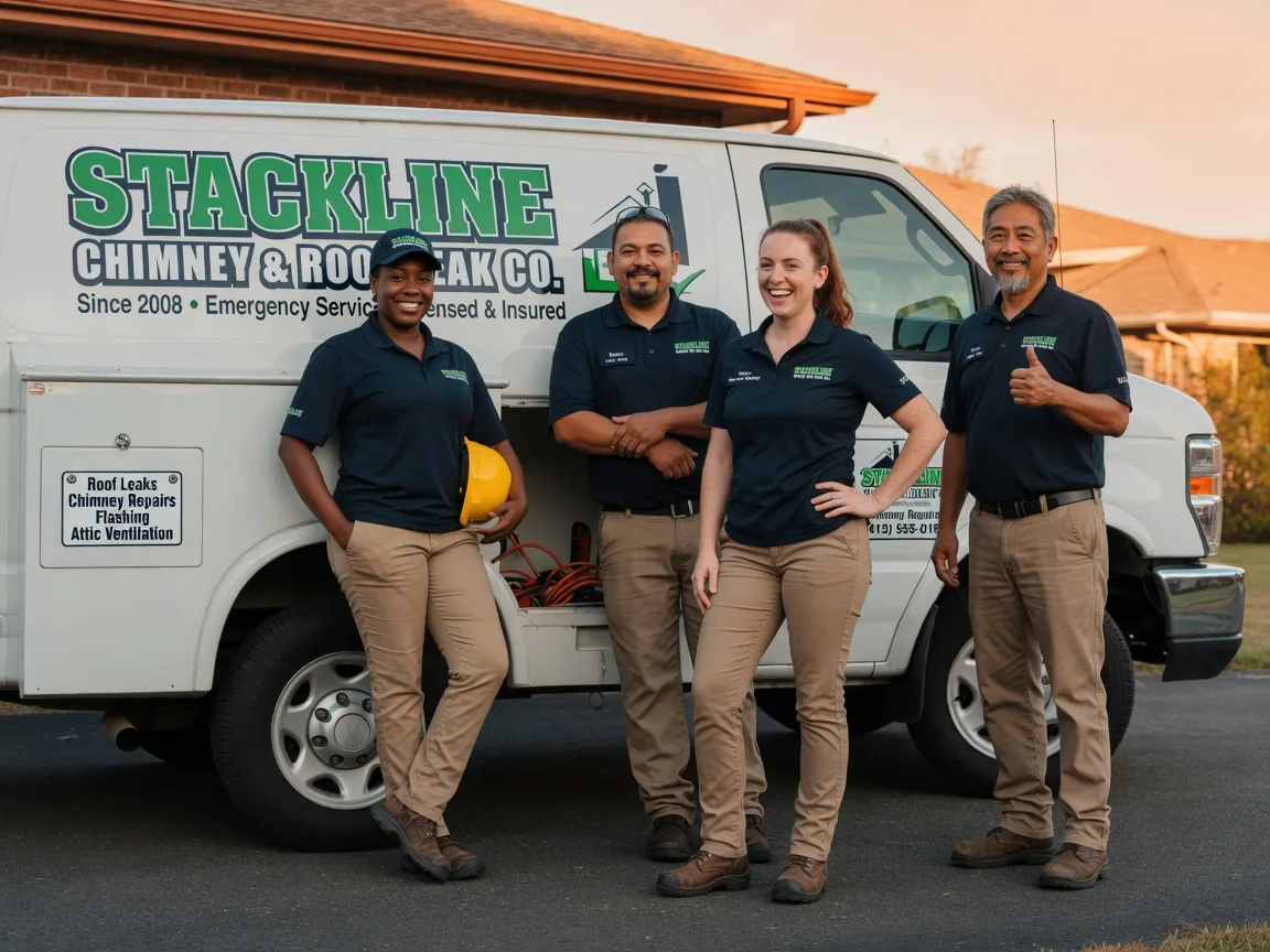 Chimney flashing repair company in Ashville, OH